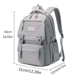 SIVENKE School Backpack for Teens Girls Boys School Bags Multi-pocket Elementary Girls Bookbags for 15.6 Inch Laptop Daypack Women Daily Travel Laptop Bag