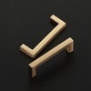 Ravinte Cabinet Handles Solid Slim Champagne Bronze 10 Pack 3