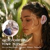 200 Pack Shower, Bathing,Ear Covers Clear Disposable Ear Protectors Waterproof