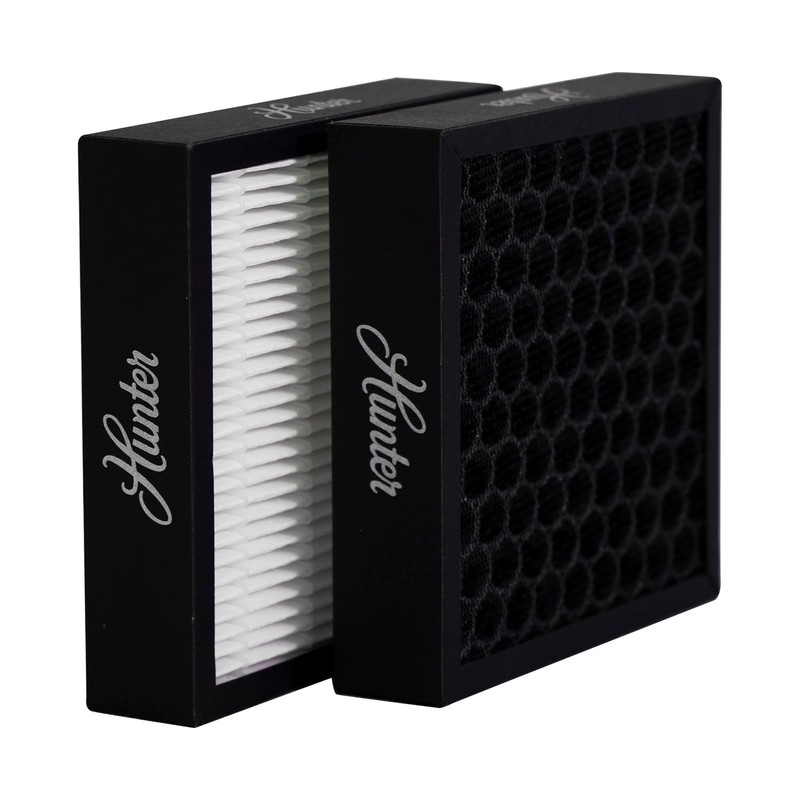 Hunter F1715HE5 True HEPA Replaceement Air Purifier Filter 2-Pack for