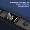 Black Portable Breathalyzer Professional Noncontact High Accuracy Alcohol Tester Rechargeable