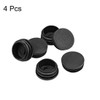 sourcing map Plastic Plug End Caps 38mm Round Furniture Table
