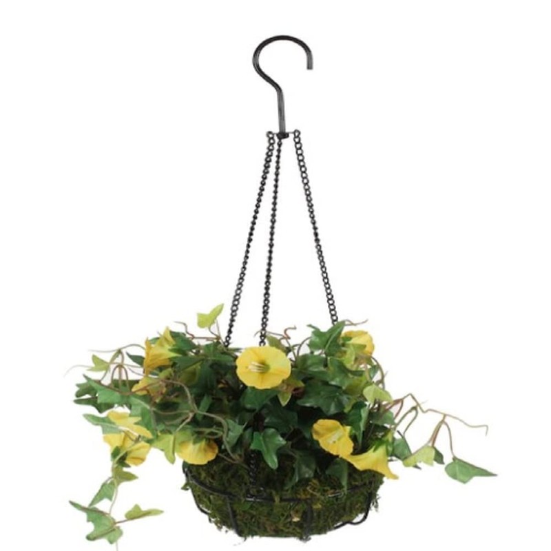Jute Hanging Basket Liner - Green (12-Inch x 1) Sold