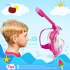 Kids Full Face Snorkel Mask, Snorkeling Gear for Kid, 180°
