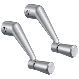 MorningRo 2 Pack Window Crank Handle Replacement H 3966, 3/8" Spline Socket Crank Handle with Smooth 360 Degree Operation, Casement Window Rotating Handles Provide Security for Windows