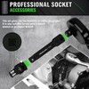 18-piece Impact Socket Extension Set Tools, Swivel Universal Joint, Deep