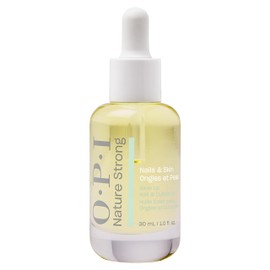 OPI Nature Strong Skincare Glow Up Nail & Cuticle Oil - Natural Origin Cuticle Treatment with Vitamin E | Nail Oil for Damaged Nails, 30ml