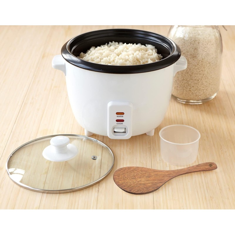 Cionyce 2Pcs Wooden Rice Paddle, Non-stick Rice Spoons Scooper Rice