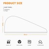 AYUS Microfiber Hair Towel/Wrap for Women Hair-Drying Bathrobe Magic Hair
