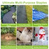 Yalumo Landscape Fabric Pins 120 Pcs, Thickened 8 Gauge Galvanized