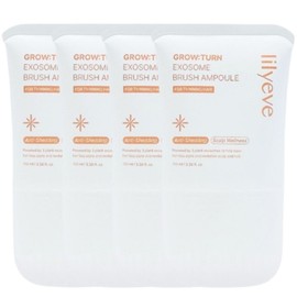 레이지니 Lilyeve Growturn Exosome Brush Ampoule 100ml x 4 pcs, Helps Relieve Hair Loss Symptoms, Hair Essence