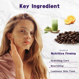 Purederm Nutritive Firming Hydro Pure Gel Mask (5 Pack) Hydrogel Face Mask for Firming & Elastic Skin