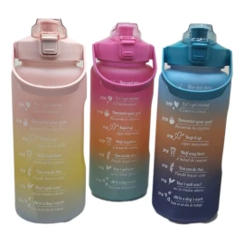 Taej 85 Pack 3 Vasos Para Agua Motivacionales Deportivos 2 Litros