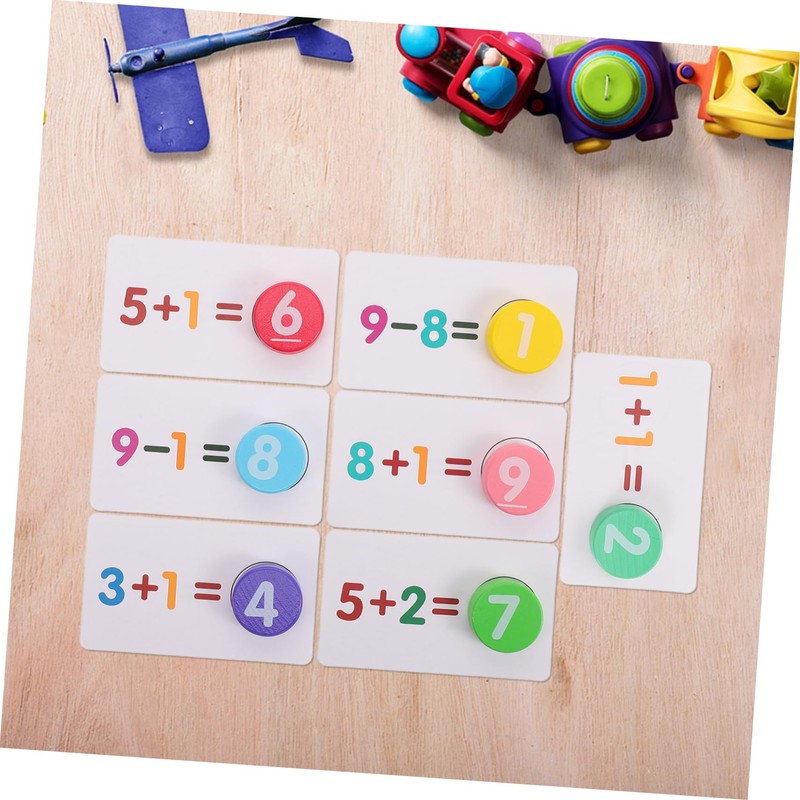 Operitacx 1 Set Interactive Math Flashcards for Number Operations Educational