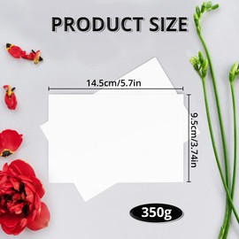 100 Pcs Blank Postcards, Postcard Paper Cardstock, Card Blanks, A6 White Card, 350gsm Card, White Blank Post Cards, Plain Cards, Postcards Set for DIY, Craft Projects, Individual Design