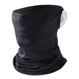 Earloop Face Warmer Sun Protection Cool Mask Black 2ea