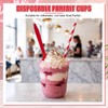 50 Set Root Beer Float Cups with Red Plastic Soda