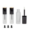 UPSTORE 3 Pcs 5ml Frosted Glass Lip Gloss Tubes Refillable