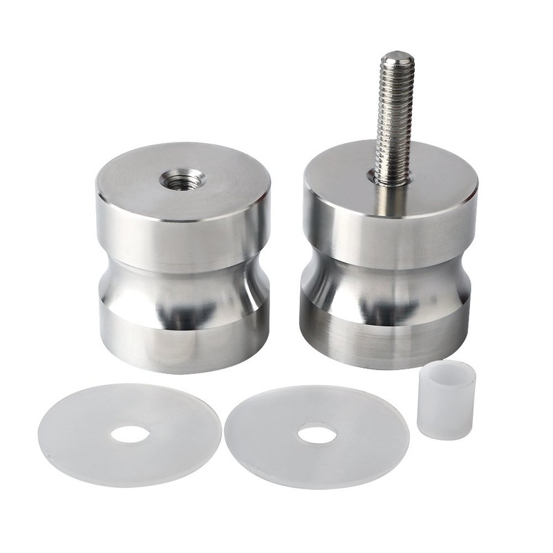 Alise L6000 Shower Glass Door Knob Bathroom Round Back-to-Back Handle