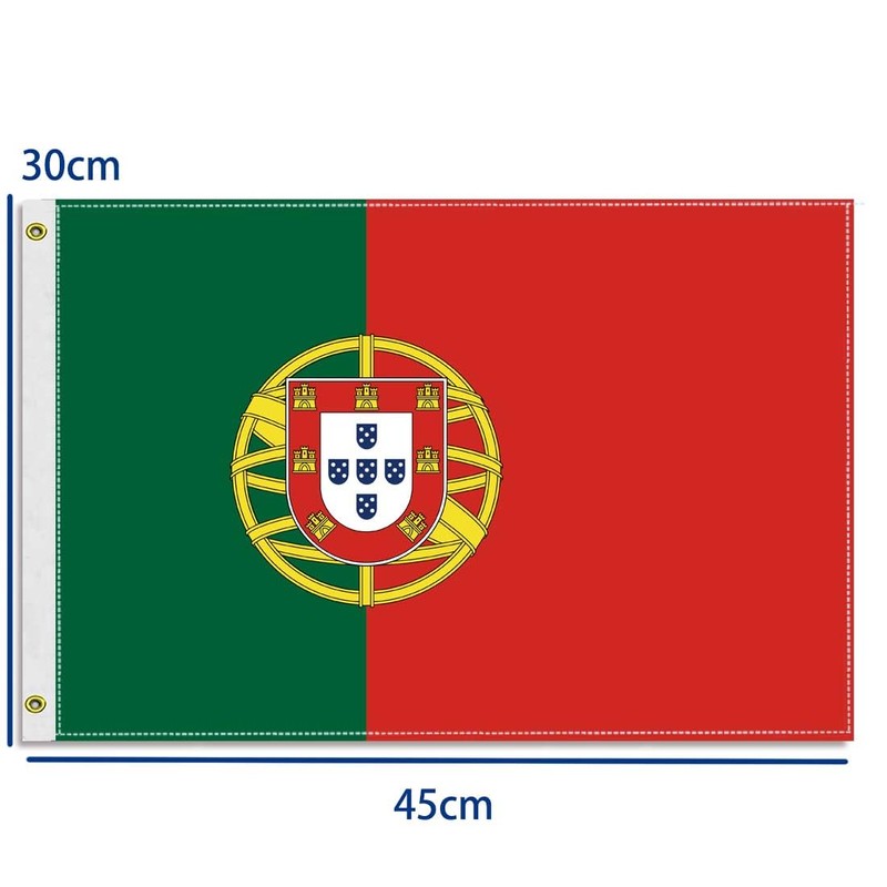 MacLand 30×45 CM Portugal Flag,12×18 inch Small 150D Portuguese Outdoor