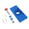 WISH HALLY WOOD Jig Accessories,35mm Concealed Hinge Jig kit (Blue)