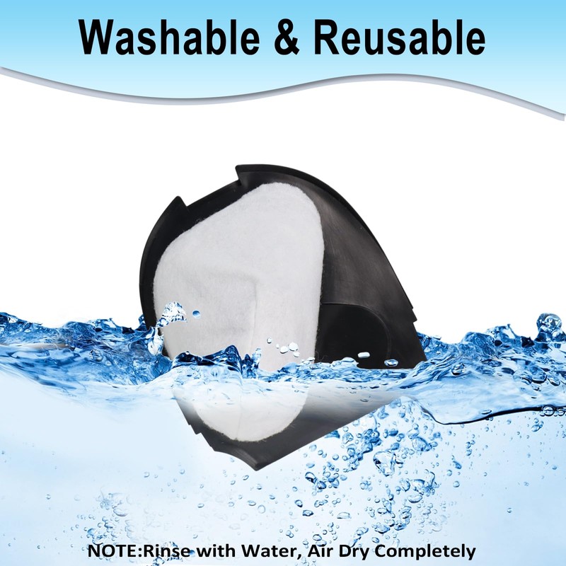 Wadoy Replacement Filters Compatible with Eureka Easy Clean, Quick Up