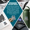 Racccoon I Choose Violence Sticker Decal, 4 inches | Water
