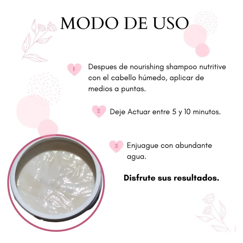 Mascarilla Nutritiva Cabellos Secos Hidratacion 300ml Yellow