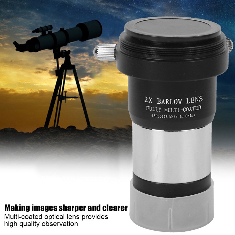 Datyson 1.25 Inch Multi Coating 2X Magnification Lens Astronomical Telescope