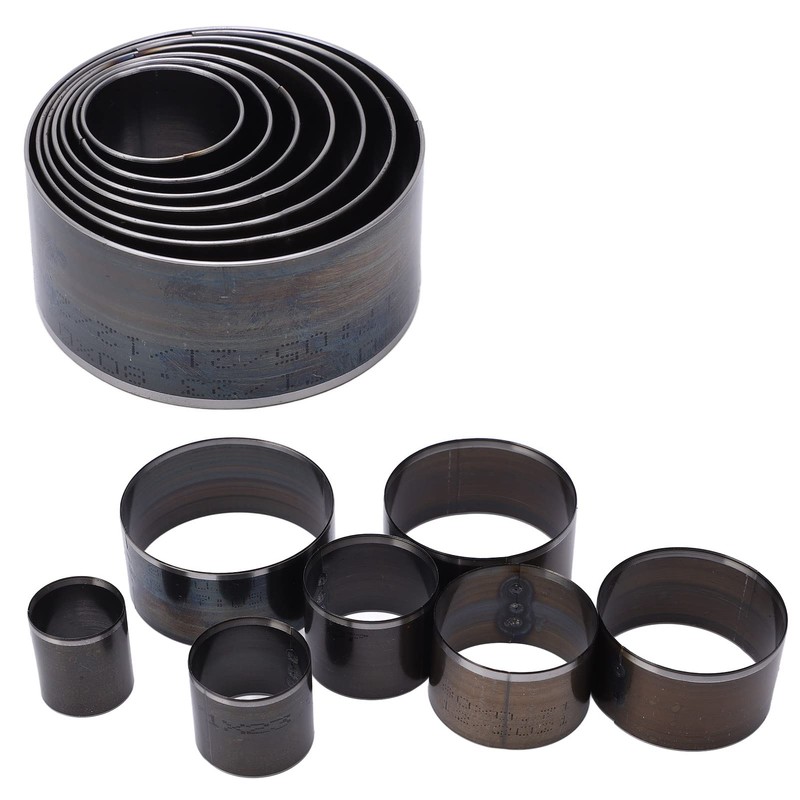 Leather Round Hollow Shape Cookie Cutter Set Quick Cutting Punching
