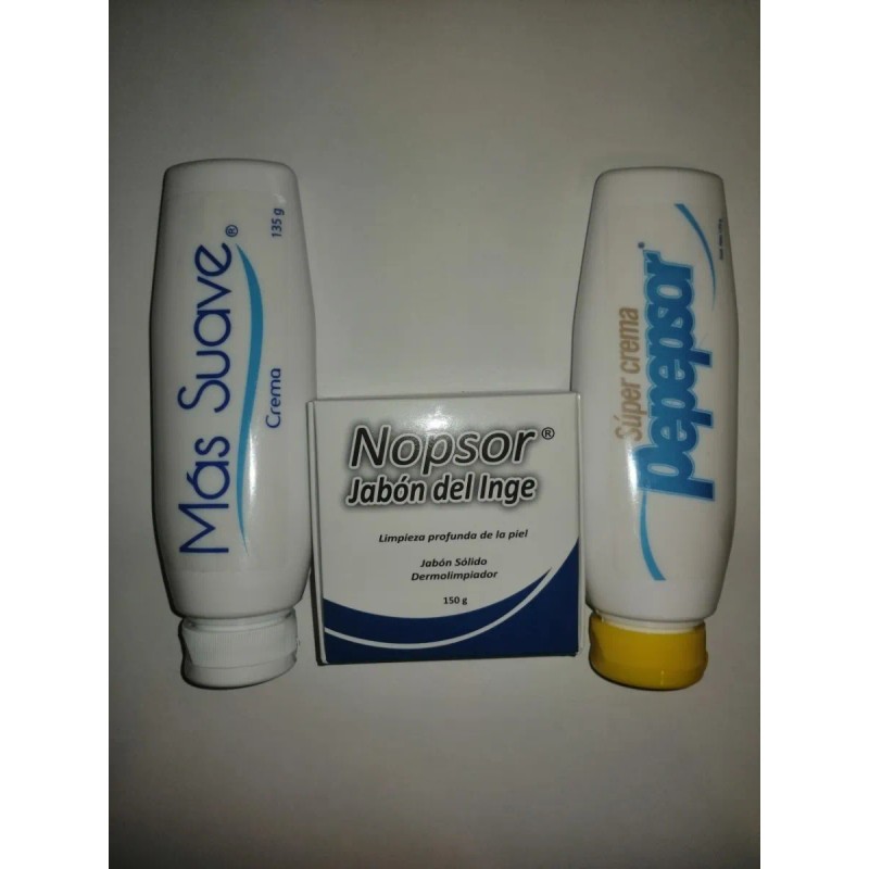 Nopsor Muy Efectivo Mas Suave Crema Pepepsor Psoriasis Jabon