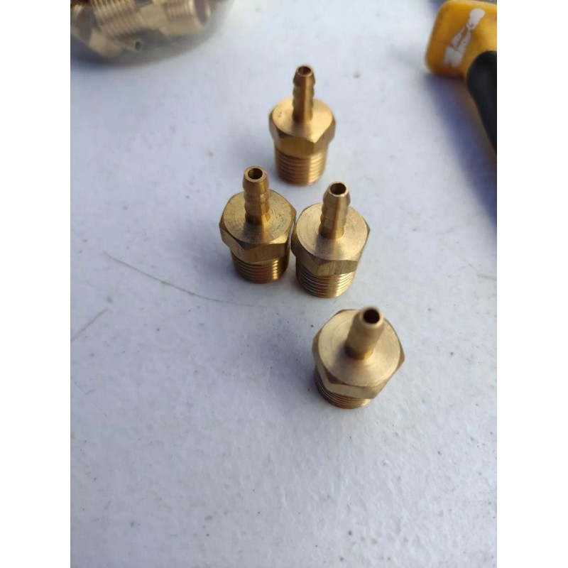 Gl Dental Conexión 1/4compresor Dental Para Manguera 4mm Aire Linea