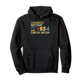 Legendary Awesome Epic Birthday Gift 1954 Limited Edition Pullover Hoodie