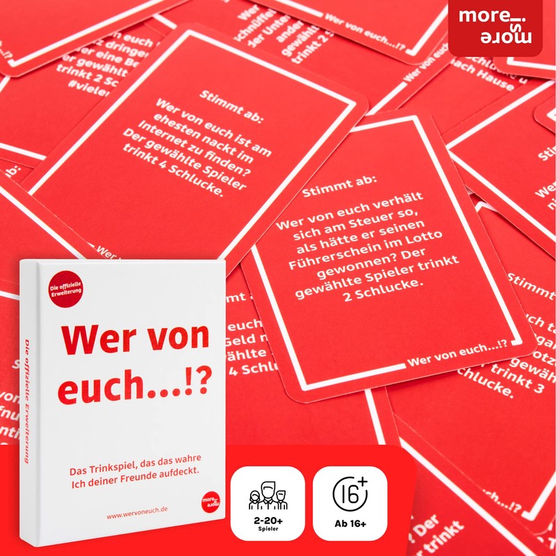 Wer von euch...!?® - White Edition - Party Game -