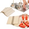 50/100/150pcs Wooden Craft Sticks Paddle Popsicle Coffee Stirrers Ice Cream