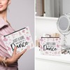Sldpngo Dance Makeup Bag, Fun Dancer Gifts, Cosmetic Bags for
