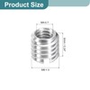 sourcing map 30Pcs Threaded Inserts, M4-0.7x6 & M6-1x6 Stainless Steel