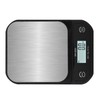 Electric Kitchen Food Scale Stainless Steel ABS Waterproof Clear Display