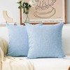 Home Brilliant Lined Linen Cushion Covers Set of 2 Decorative