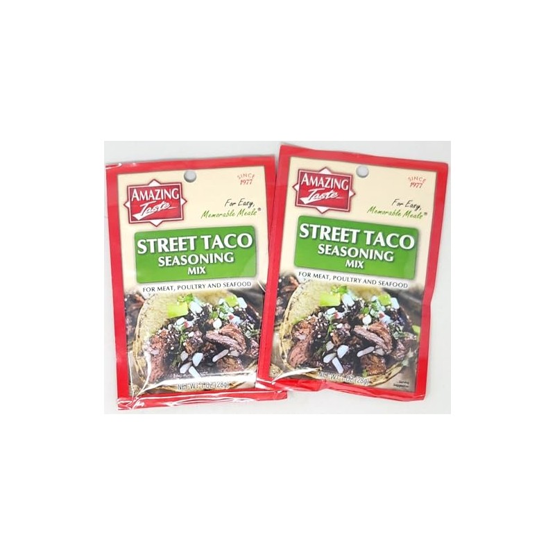 Amazing Taste Seasoning Bundle 2 pack Spice (Street Taco 1oz)