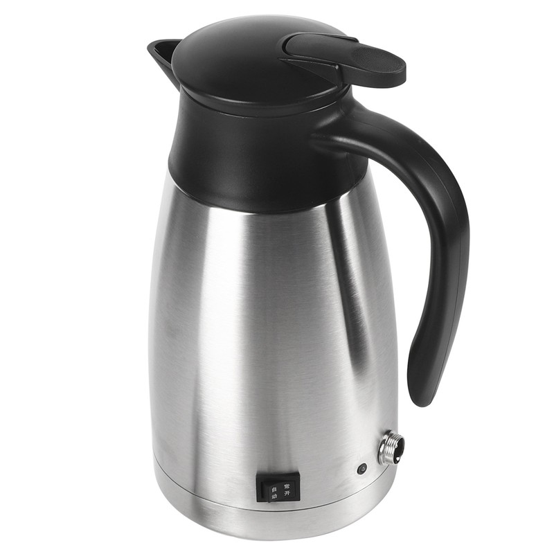 1000ML 12V/24V Stainless Steel Electric in car Kettle Travel Thermoses