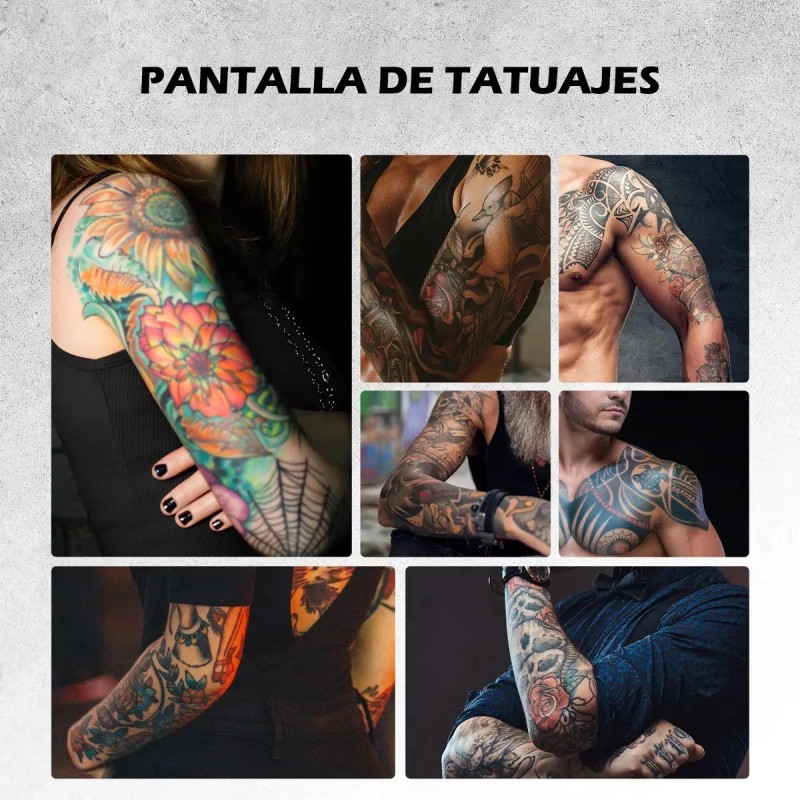 Kit Pistola Tatuar Profesional Máquina Tatuar Alta Calidad