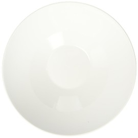 White Organic Round Solid Plastic Soup Bowls (7") - Pack Of 10 - Disposable & Stylish Design, Perfect for Parties, Weddings, Special Events, & Home Use