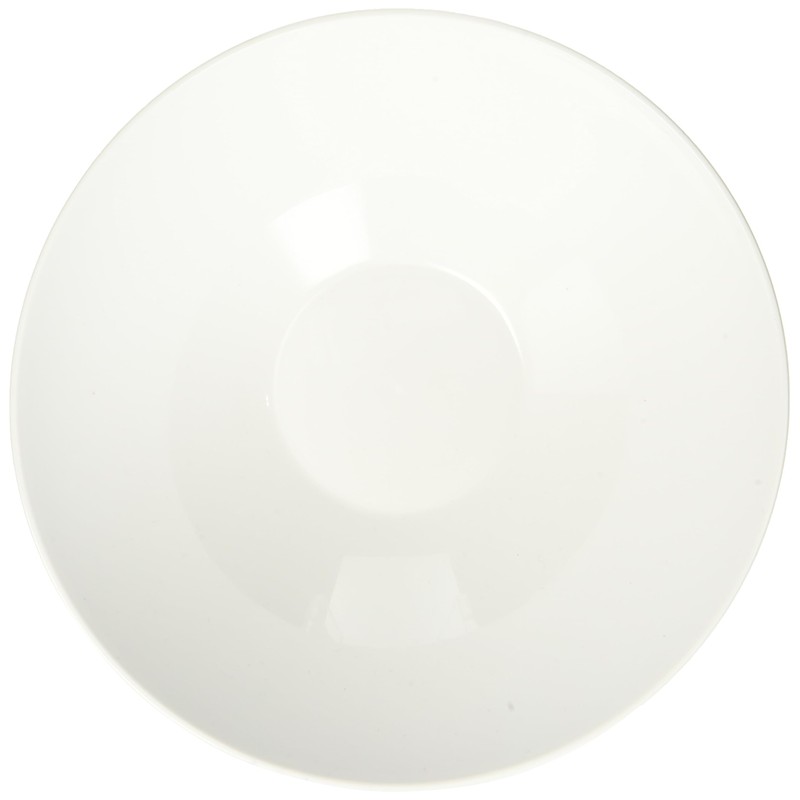 White Organic Round Solid Plastic Soup Bowls (7") - Pack