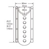 Daiichi Seiko Rod Holder EVA Rod Rack 45T White Rod