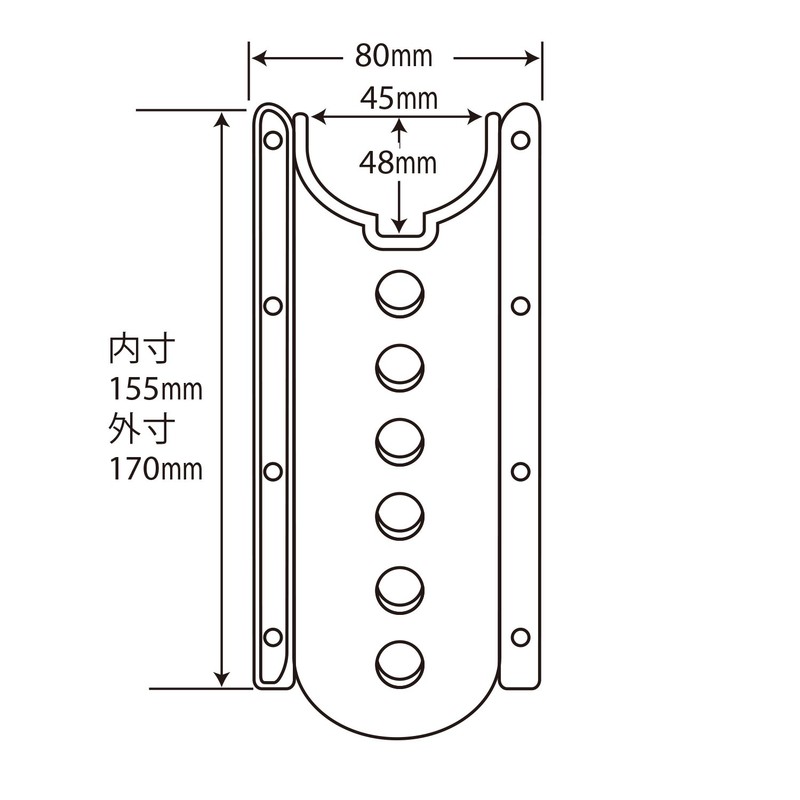 Daiichi Seiko Rod Holder EVA Rod Rack 45T White Rod
