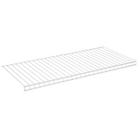 Rubbermaid Configurations 26" Shelving Kit, Set of 2 Shelves, White, Expandable, Closet, Storage Room, Laundry Room, Garage Organization