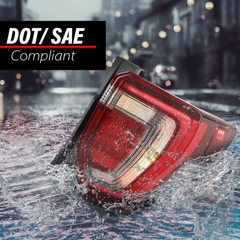 Rear Tail Light Brake Lamp Assembly, Fit Ford Explorer 2016