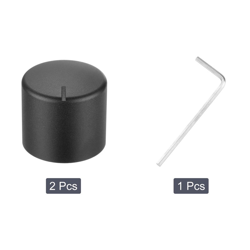QUARKZMAN Guitar Knobs Metal Volume Tone Control Dome Knobs 6