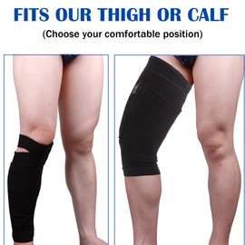 Catheter Leg Bag Holder Sleeve Urinary Drainage Bag Urine Leg Bags Covers Reusable Catheters Incontinence Supplies for Men,Women (L)